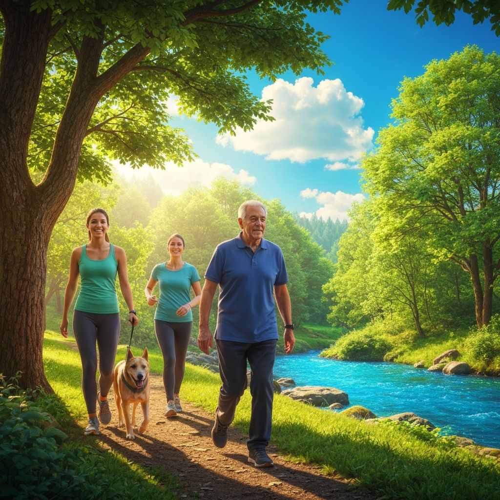 Active lifestyle and balanced daily nutrition